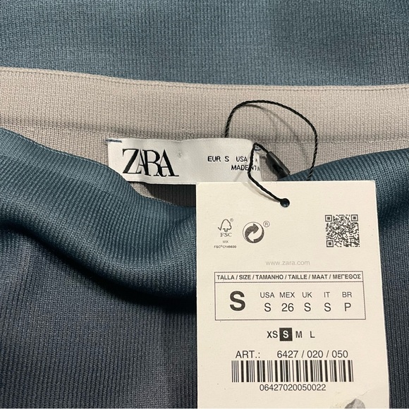 Zara Strapless Gradient Midi Dress - Picture 6 of 7